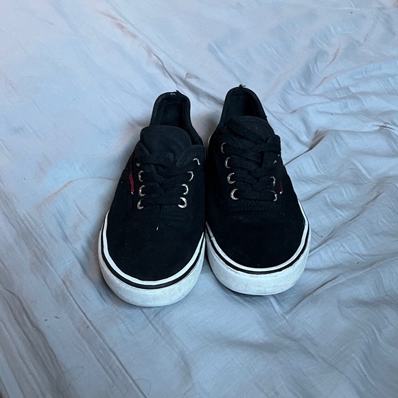 Levi's Black Canvas Sneakers with White Soles - Picture 3 of 8